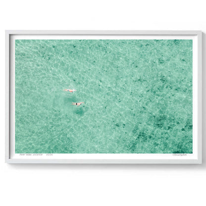 Twin Lanes – Aerial Coastal Print of Toowoon Bay Beach, NSW