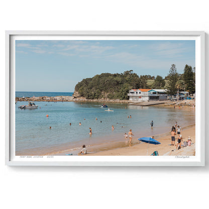 Family Life  – Aerial Coastal Print of Terrigal Beach, NSW