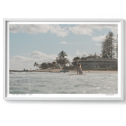 From where you'd Rather be - Coastal Print of Snapper Rocks, Coolangatta, QLD