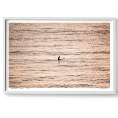 At the Top – Aerial Coastal Print of Shelly Beach, NSW