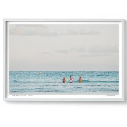 Three - Coastal Print of Snapper Rocks, Coolangatta, QLD