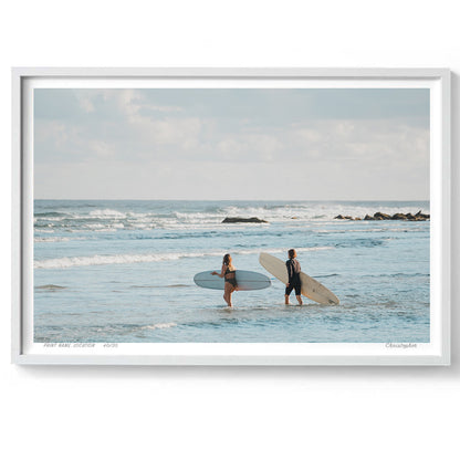 Two for Two - Coastal Print of Snapper Rocks, Coolangatta, QLD