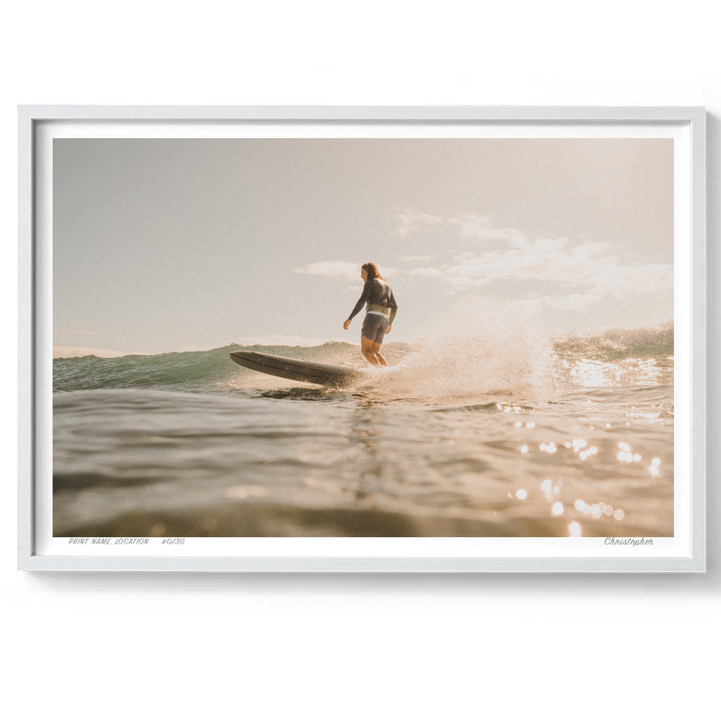 Passing By – Coastal Print of Blue Bay, NSW