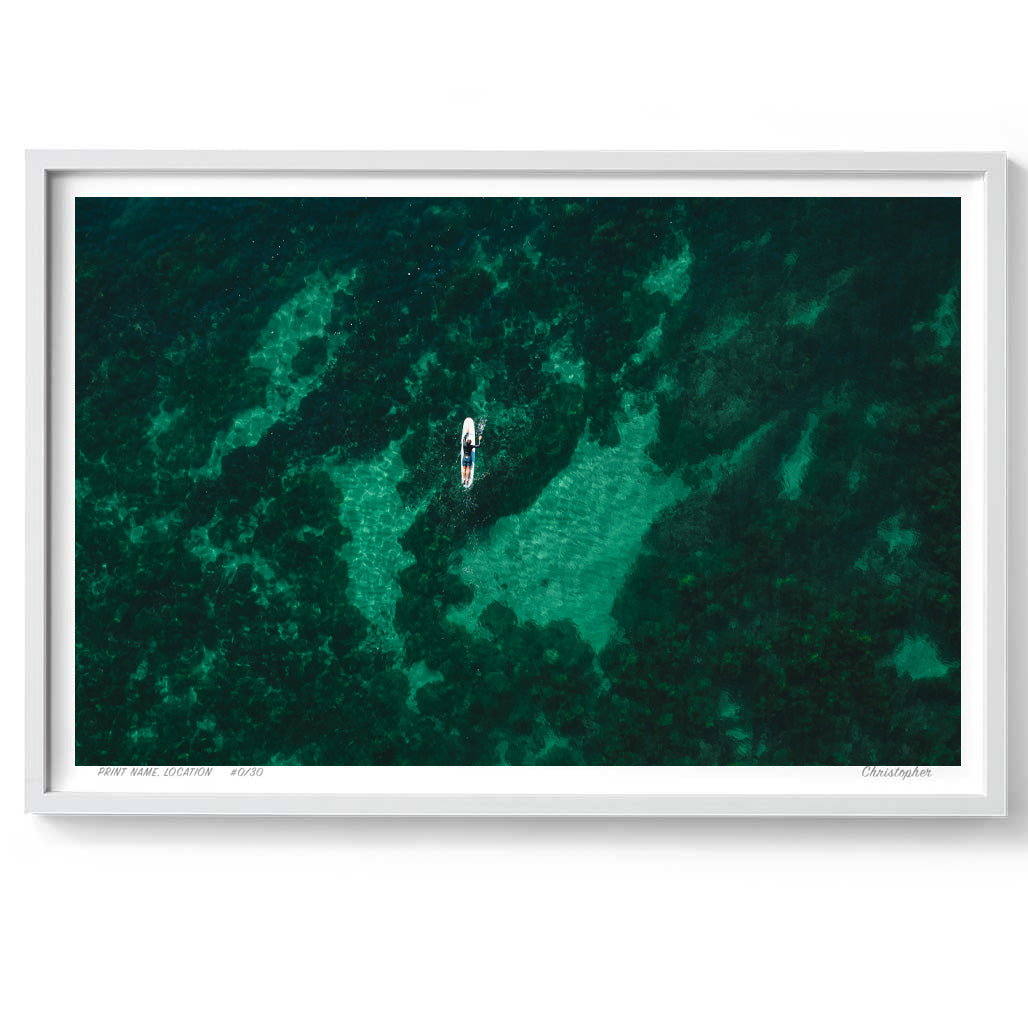 On The Way - Surf Print of Forresters Beach, NSW