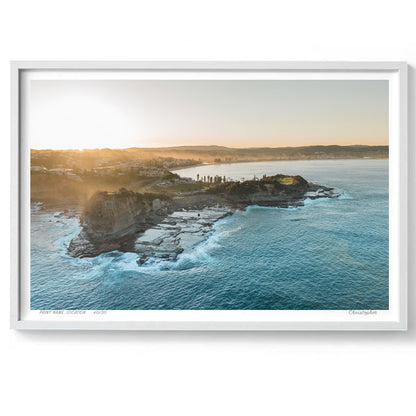Salt Mist – Aerial Coastal Print of Terrigal Beach, NSW