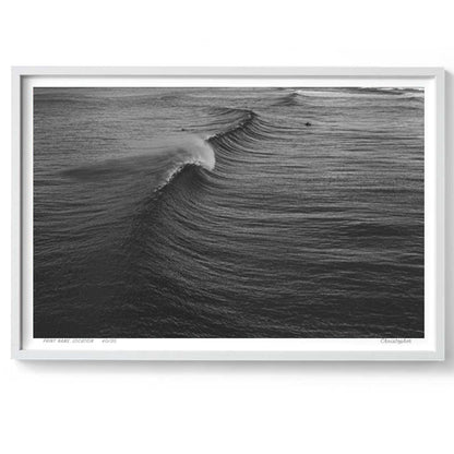 Lovely Lines – Aerial Coastal Print of North Avoca, NSW