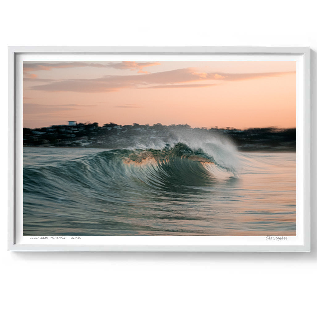 Blurred Peaks  – Coastal Print of Wamberal Beach, NSW