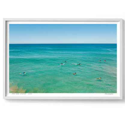 Lining up – Aerial Coastal Print of North Avoca, NSW