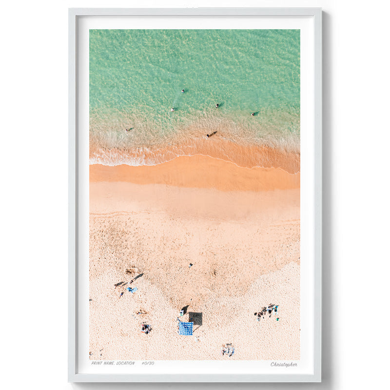 More Days – Aerial Coastal Print of Terrigal Beach, NSW