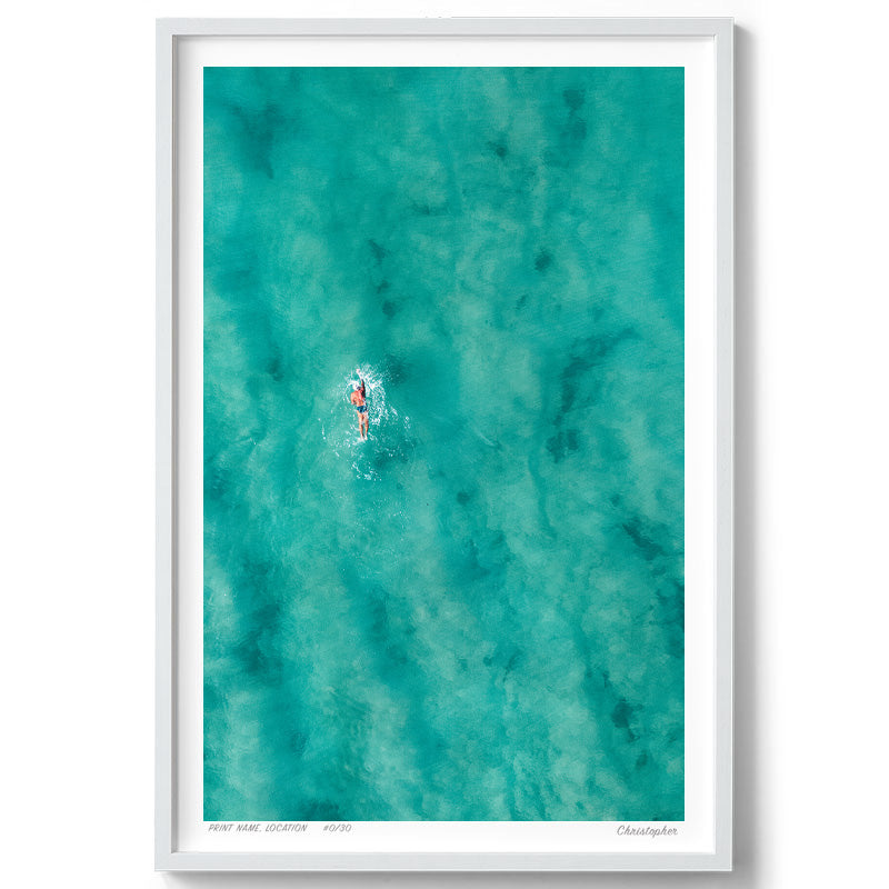Reach for the Sky – Aerial Coastal Print of Toowoon Bay Beach, NSW