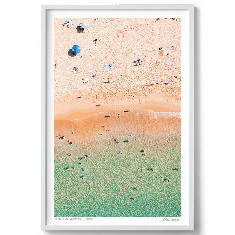 Everyday – Aerial Coastal Print of Toowoon Bay Beach, NSW