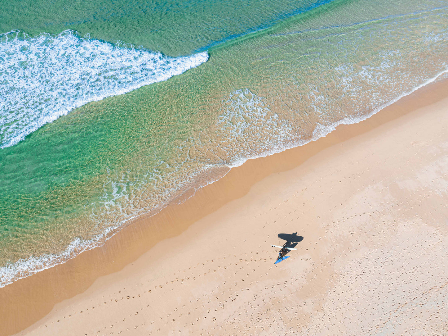 Linear – Aerial Coastal Print of Terrigal Beach, NSW