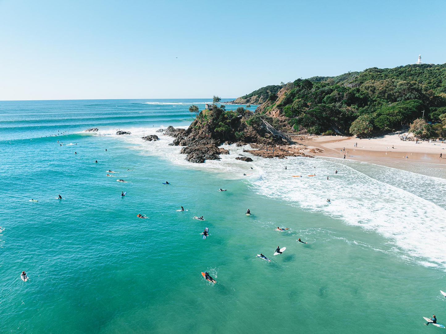 Next Up – Aerial Print of Byron Bay Beach, NSW