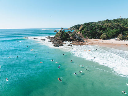 Next Up – Aerial Print of Byron Bay Beach, NSW
