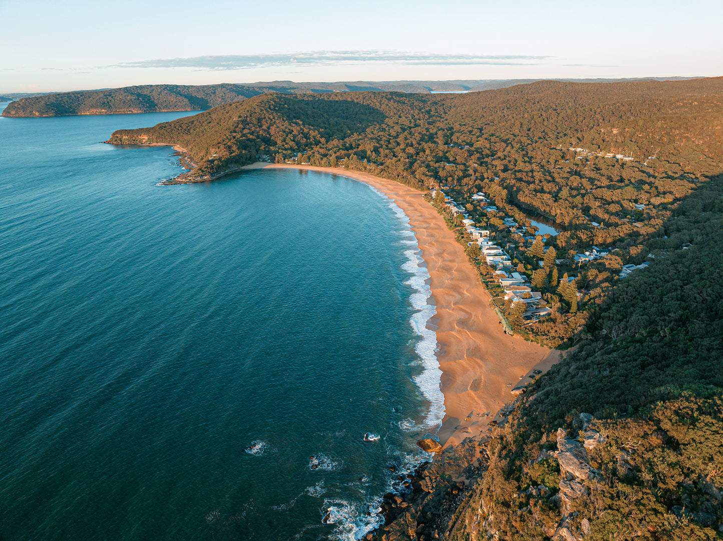 Paradise Pearl – Aerial Coastal Print of Pearl Beach