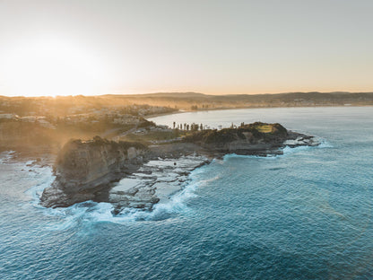 Salt Mist – Aerial Coastal Print of Terrigal Beach, NSW