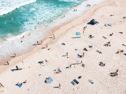 Sand And Sea – Aerial Coastal Print of Bondi, Sydney
