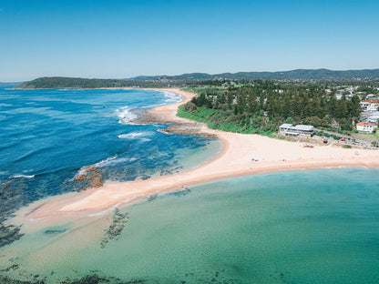 Shapes – Aerial Coastal Print of Toowoon Bay Beach, NSW