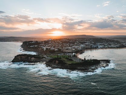 Skililon – Aerial Coastal Print of Terrigal Beach, NSW