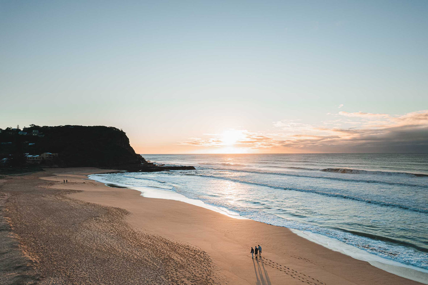 Stroll – Aerial Coastal Print of North Avoca, NSW