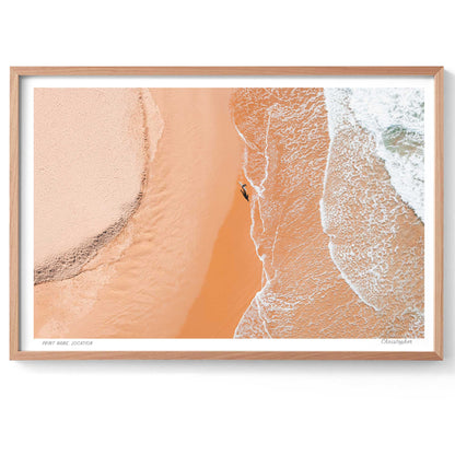 Strolling – Aerial Print of Avoca Beach, NSW