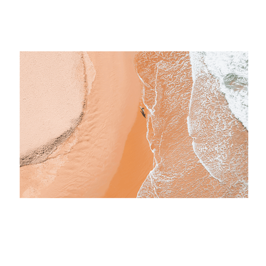 Strolling – Aerial Print of Avoca Beach, NSW