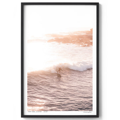Summer Glow – Surfing Coastal Print of Terrigal Beach, NSW