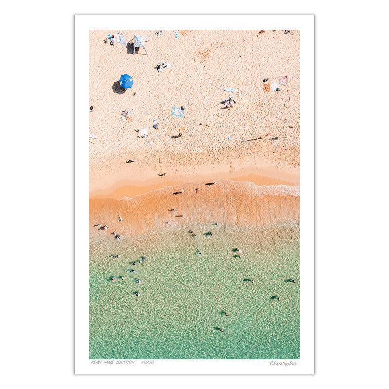 Everyday – Aerial Coastal Print of Toowoon Bay Beach, NSW