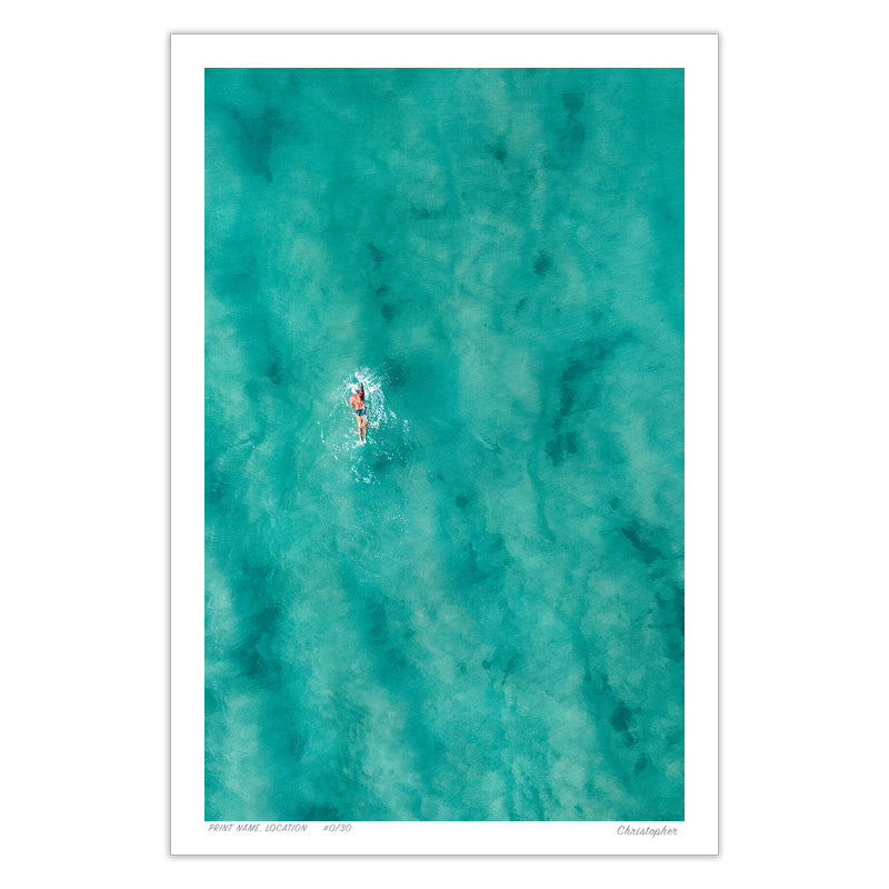 Reach for the Sky – Aerial Coastal Print of Toowoon Bay Beach, NSW