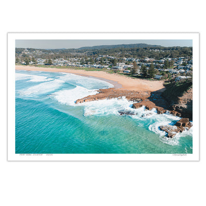 Coastal Light – Aerial Coastal Print of North Avoca, NSW