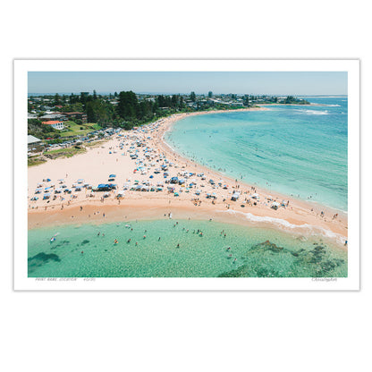 Views – Aerial Coastal Print of Toowoon Bay Beach, NSW