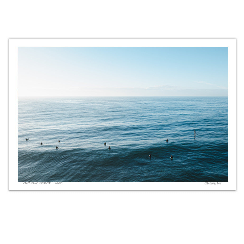 After Tomorrow – Aerial Coastal Print of Shelly Beach, NSW