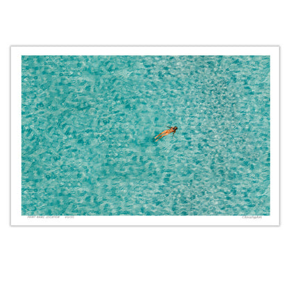 Float – Aerial Coastal Print of Bondi, Sydney