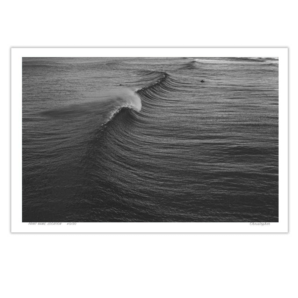 Lovely Lines – Aerial Coastal Print of North Avoca, NSW