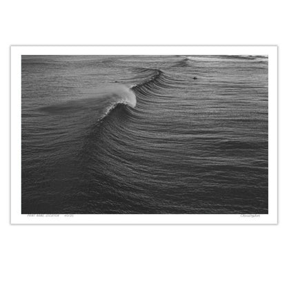 Lovely Lines – Aerial Coastal Print of North Avoca, NSW