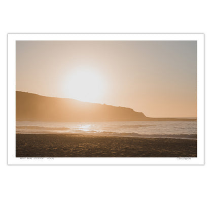 Putty Glow – Aerial Coastal Print of Putty Beach, Central Coast