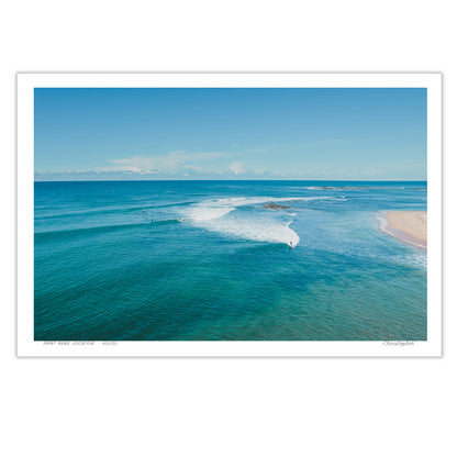 Vast – Coastal Aerial Print of Blue Bay, NSW