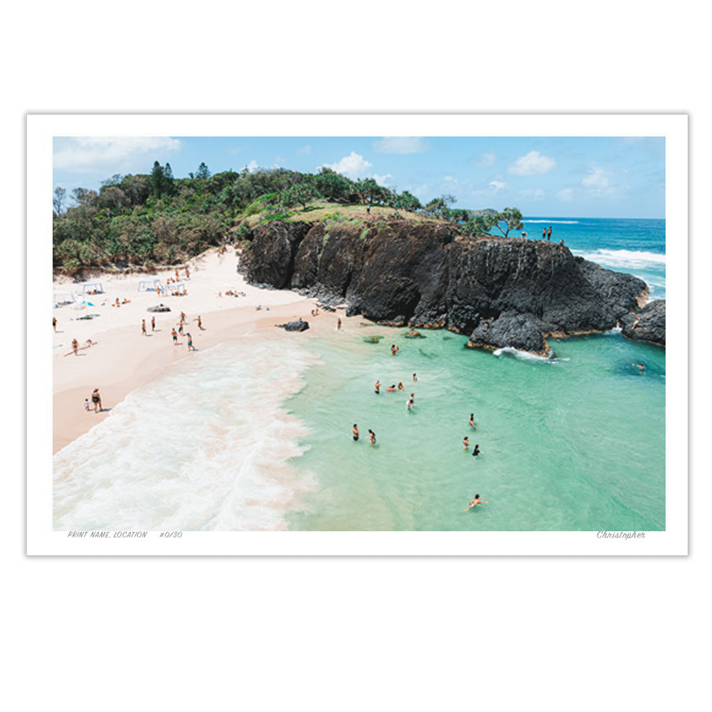 A Slice of Summer - Coastal Print of Fingal Head, NSW