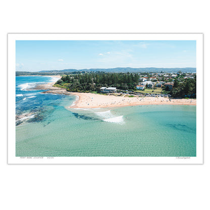The Superbank – Aerial Coastal Print of Toowoon Bay Beach, NSW