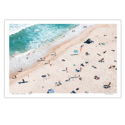 Sand And Sea – Aerial Coastal Print of Bondi, Sydney