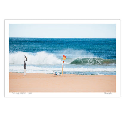 Rolling Sets – Fine Art Aerial Coastal Print of Wamberal Beach, NSW