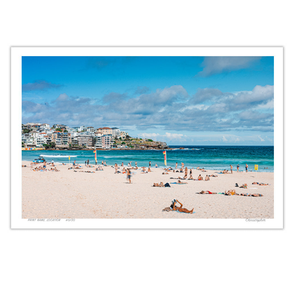 City Life – Coastal Print of Bondi, Sydney