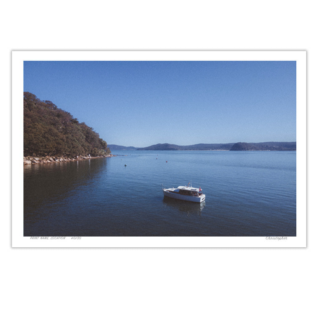 Old Days – Aerial Coastal Print of Lobster Beach, Central Coast
