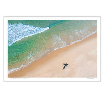Linear – Aerial Coastal Print of Terrigal Beach, NSW
