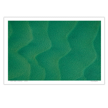 Underwater Lines - Aerial Coastal Print of Nambucca Beach, NSW