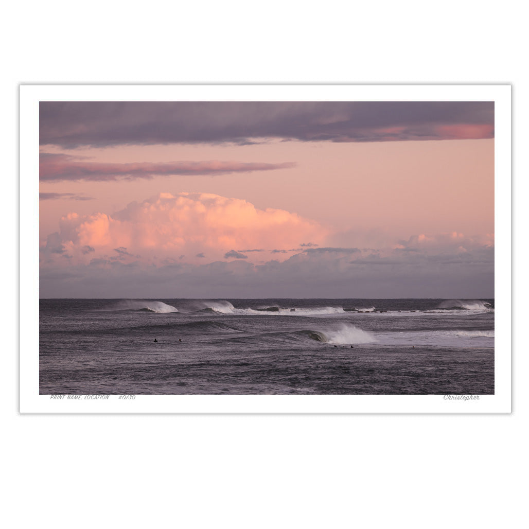 Glow – Coastal Print of Blue Bay, NSW