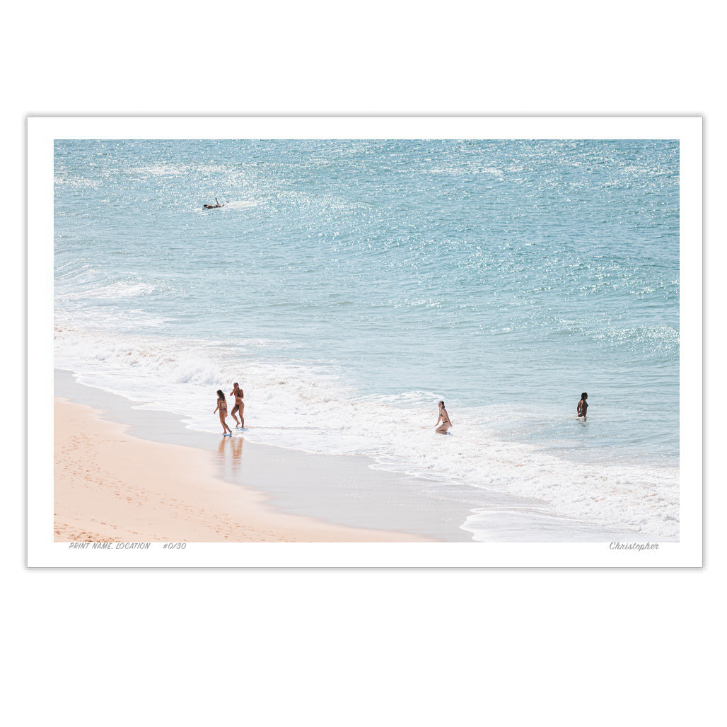 Barefoot Moments – Coastal Print of Terrigal Beach, NSW