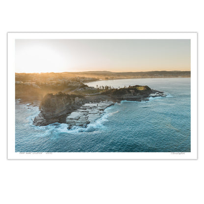 Salt Mist – Aerial Coastal Print of Terrigal Beach, NSW