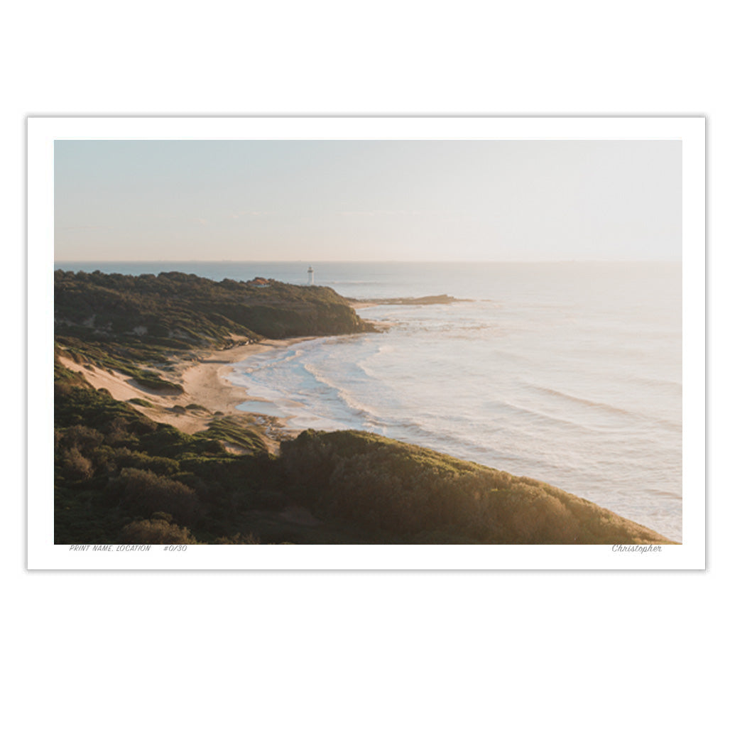Lighthouse – Lighthouse & Waves Print of Norah Head, NSW