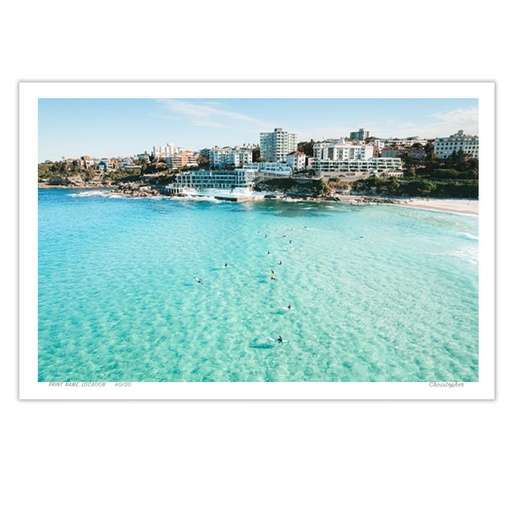 Side by Side – Coastal Print of Bondi Beach, Sydney